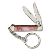 Rough Ryder RoughJacks Mini Keychain Trapper Pink Swirl RR1552