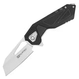 "The Rhino" by Milspec Tactical Wharncliffe Reverse Tanto EDC Flipper - Black PML202BK
