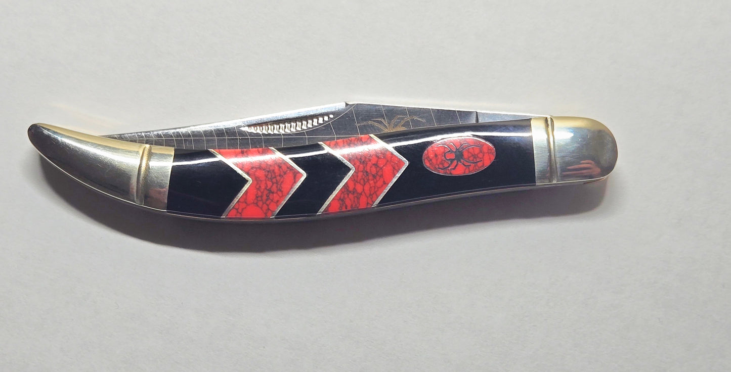 Rough Rider 1672 Rough Rider Knives Widow Medium Toothpick with Synthetic Handle
