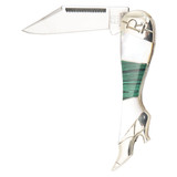 Rough Ryder Stoneworx Small Lady Leg Folding Knife RR2033