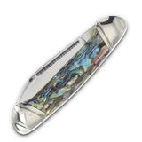 Rough Ryder Abalone Mini Canoe Folding Knife RR2663