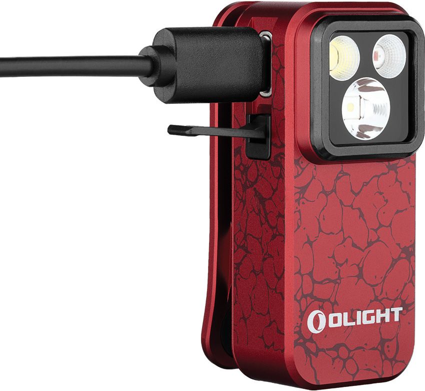 OLTOCLIPPROML - Olight  Oclip Pro Clip Molten Lava