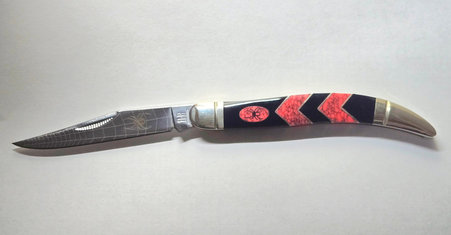 Rough Rider 1672 Rough Rider Knives Widow Medium Toothpick with Synthetic Handle