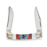 Rough Rider 2416 Moose Knife Stoneworx Handles